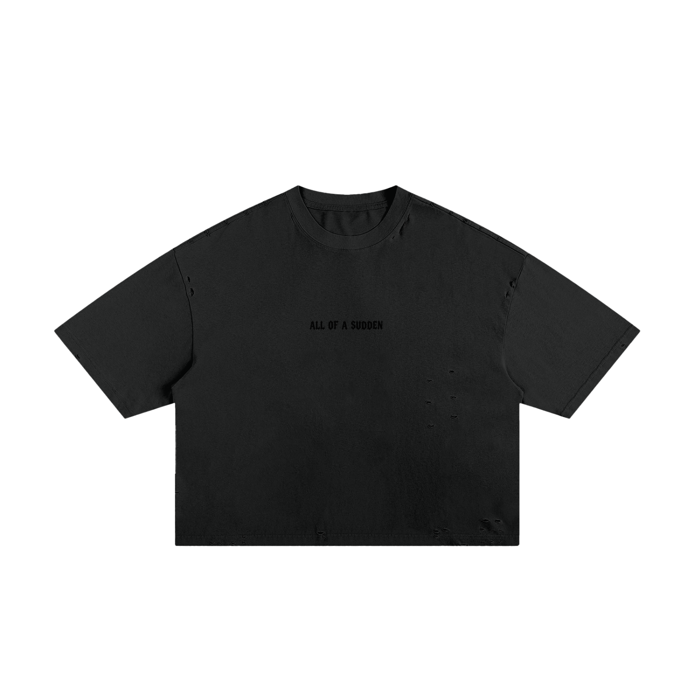 All of a Sudden // Genesis 1:2 // Classic Frayed Boxy Tee
