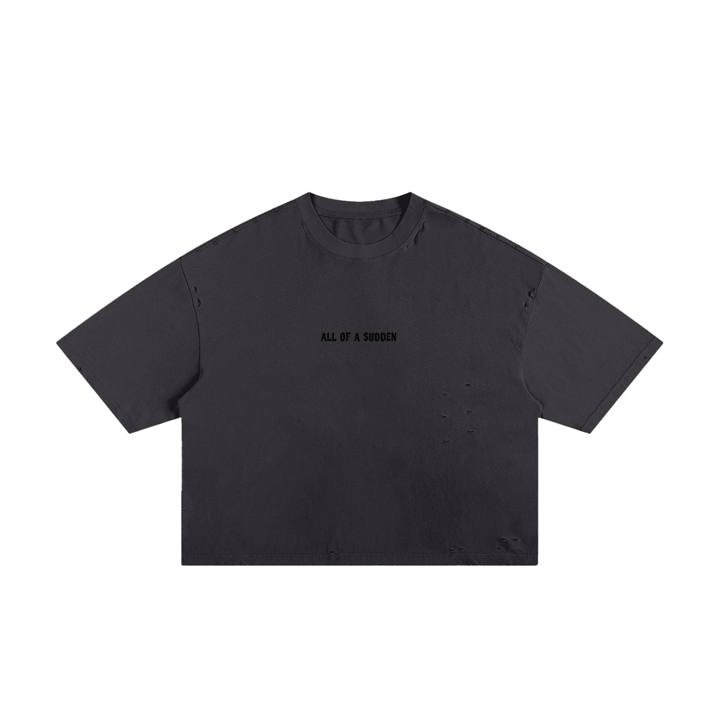 All of a Sudden // Genesis 1:2 // Classic Frayed Boxy Tee