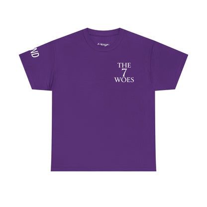 Seven Woes Tee — Back Design