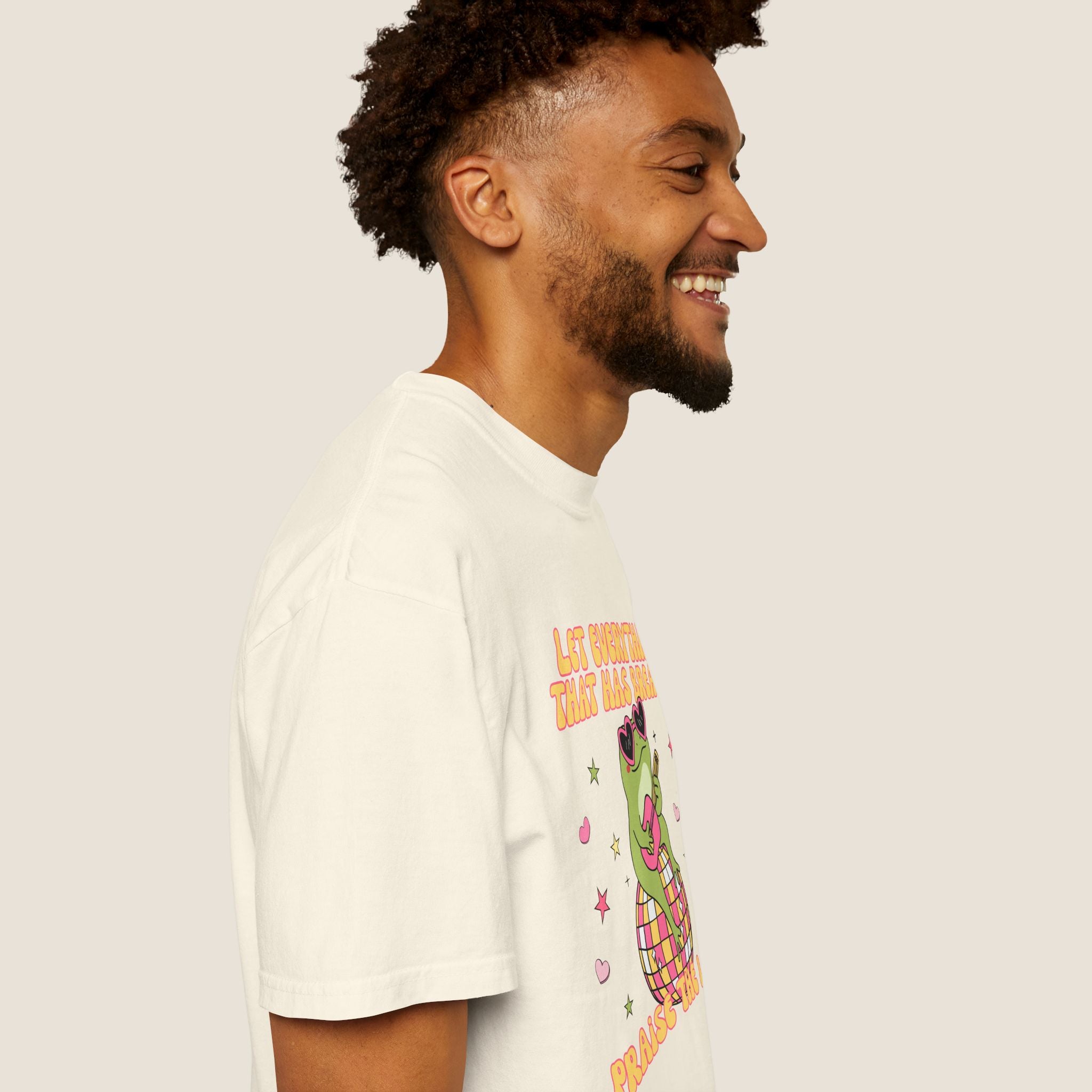 "Let Everything That Has Breath" Disco Frog Comfort Colors Adult's Unisex Tee