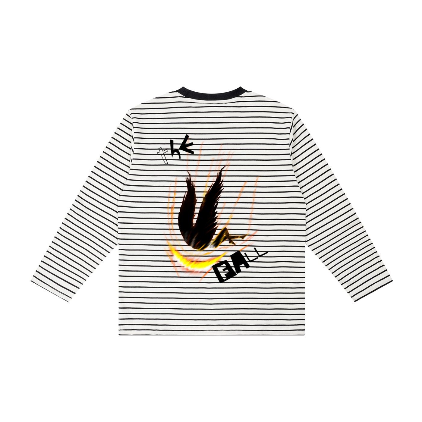 Pride = Death // The Fall // Kid's Striped Long Sleeve T-Shirt