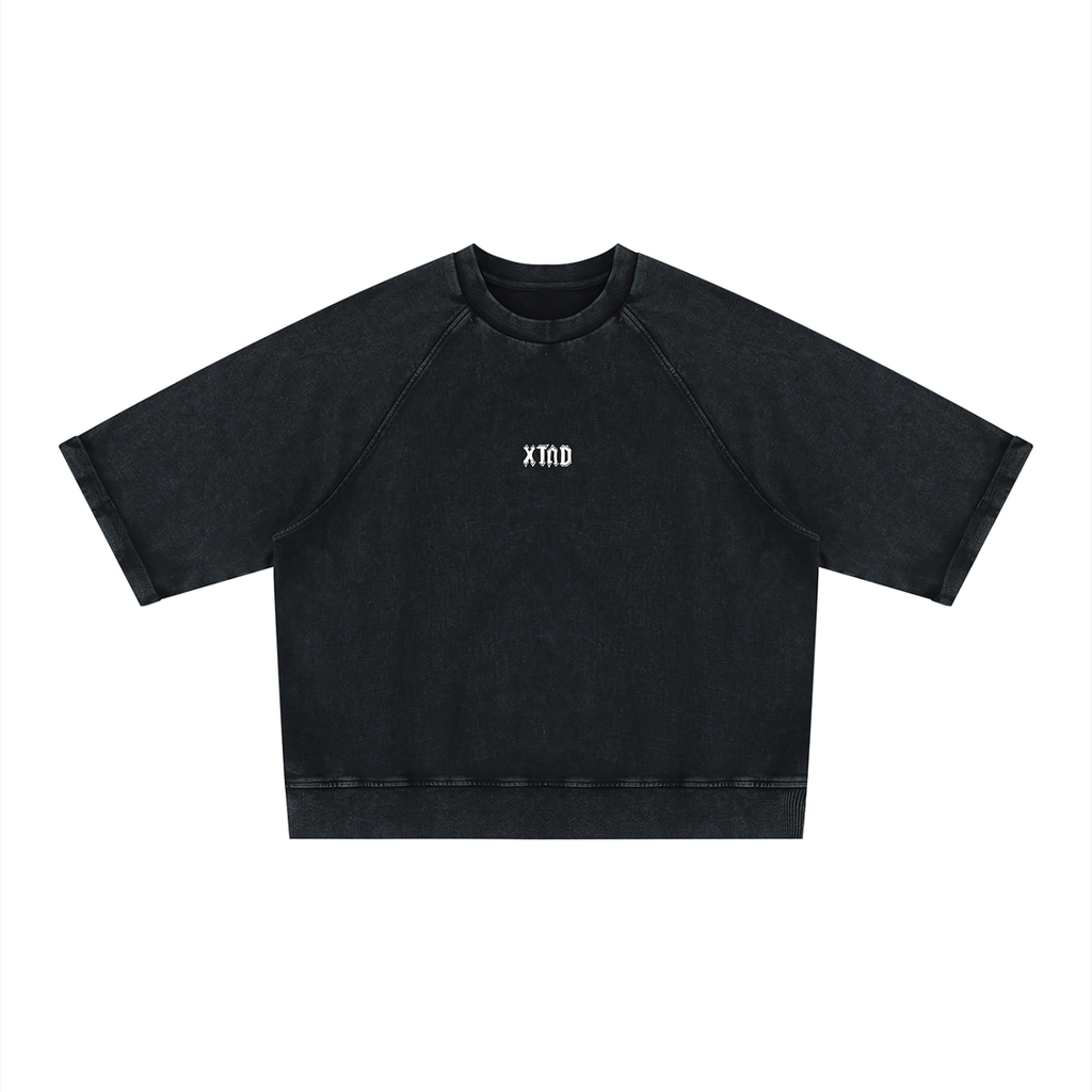 XTND // Isaiah 14:14 // Unisex Vintage Wash Boxy Short Sleeve Sweatshirt