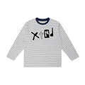 Pride = Death // The Fall // Kid's Striped Long Sleeve T-Shirt