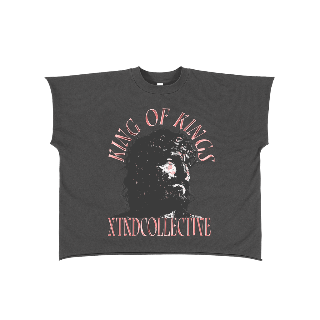 XTND // King of Kings // Raw Edge Boxy Non-Shrink T-Shirt