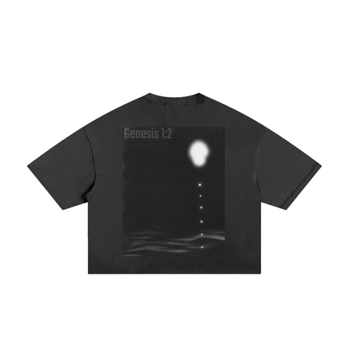 All of a Sudden // Genesis 1:2 // Classic Frayed Boxy Tee