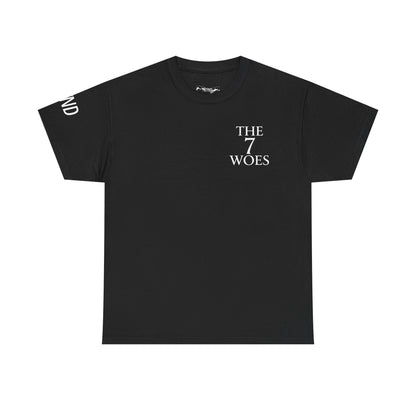 Seven Woes Tee — Back Design