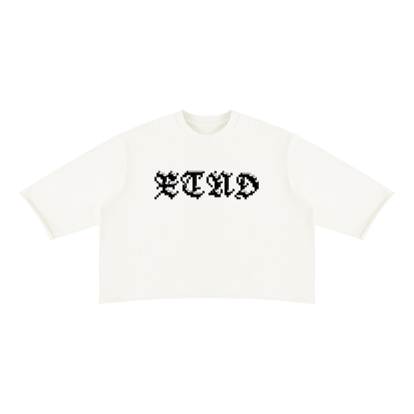 XTND // My God, My God // Unisex Mineral Wash Raw Hem Boxy T-Shirt