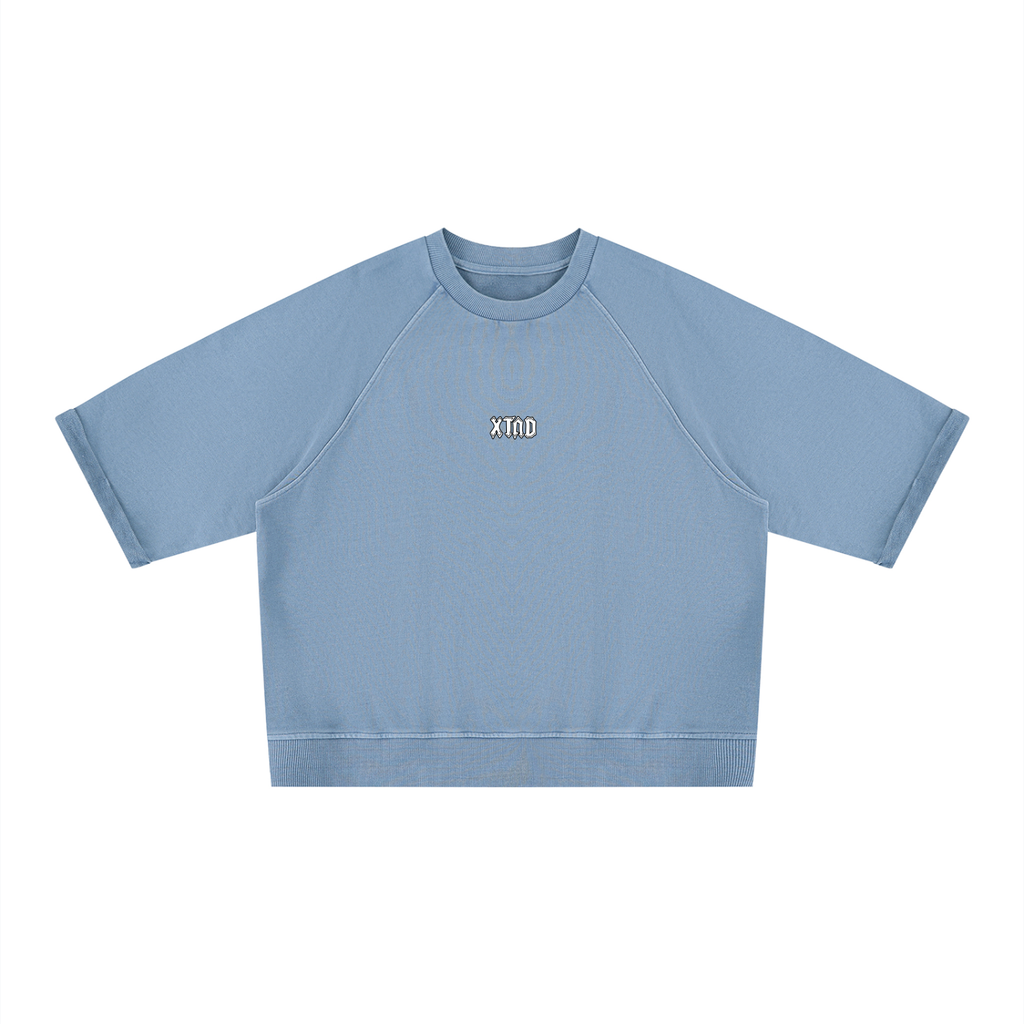 XTND // Isaiah 14:14 // Unisex Vintage Wash Boxy Short Sleeve Sweatshirt