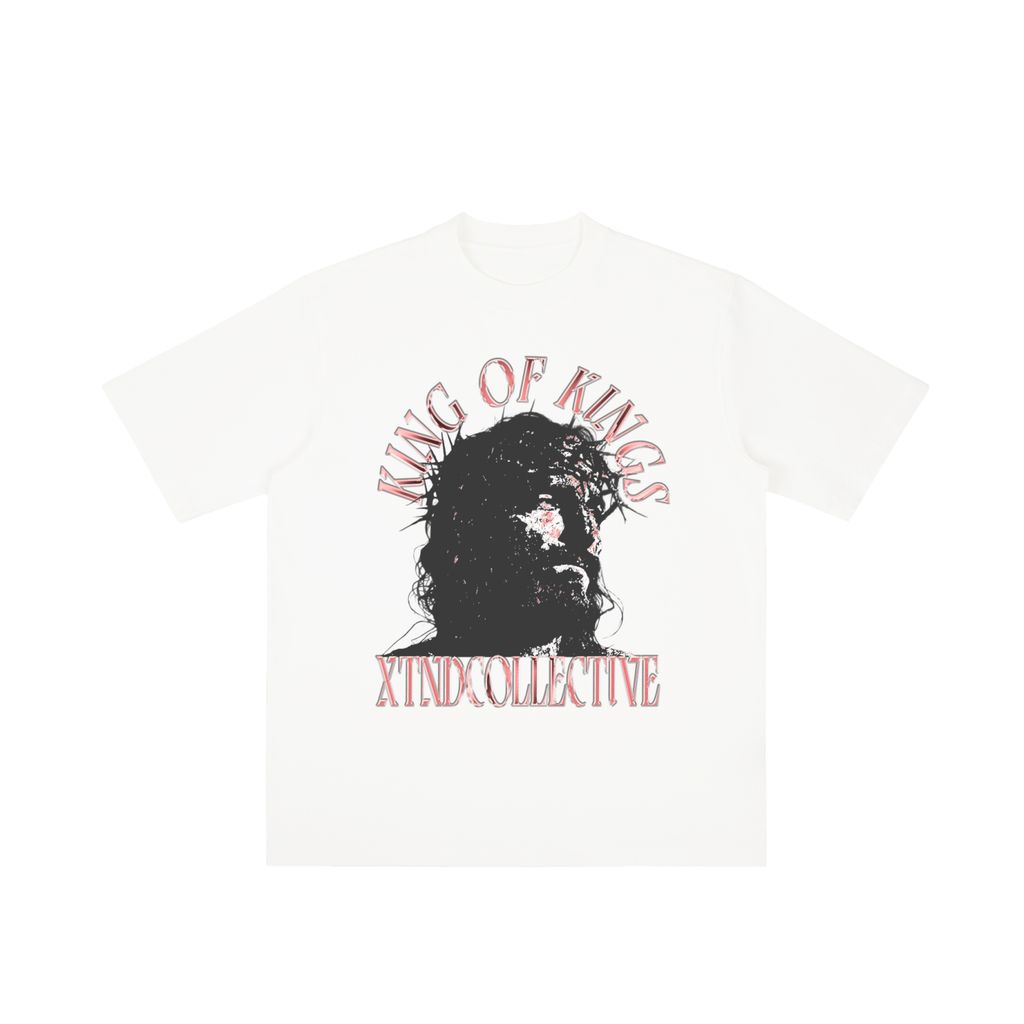 XTND // King of Kings // Vintage Wash Drop Shoulder T-shirt