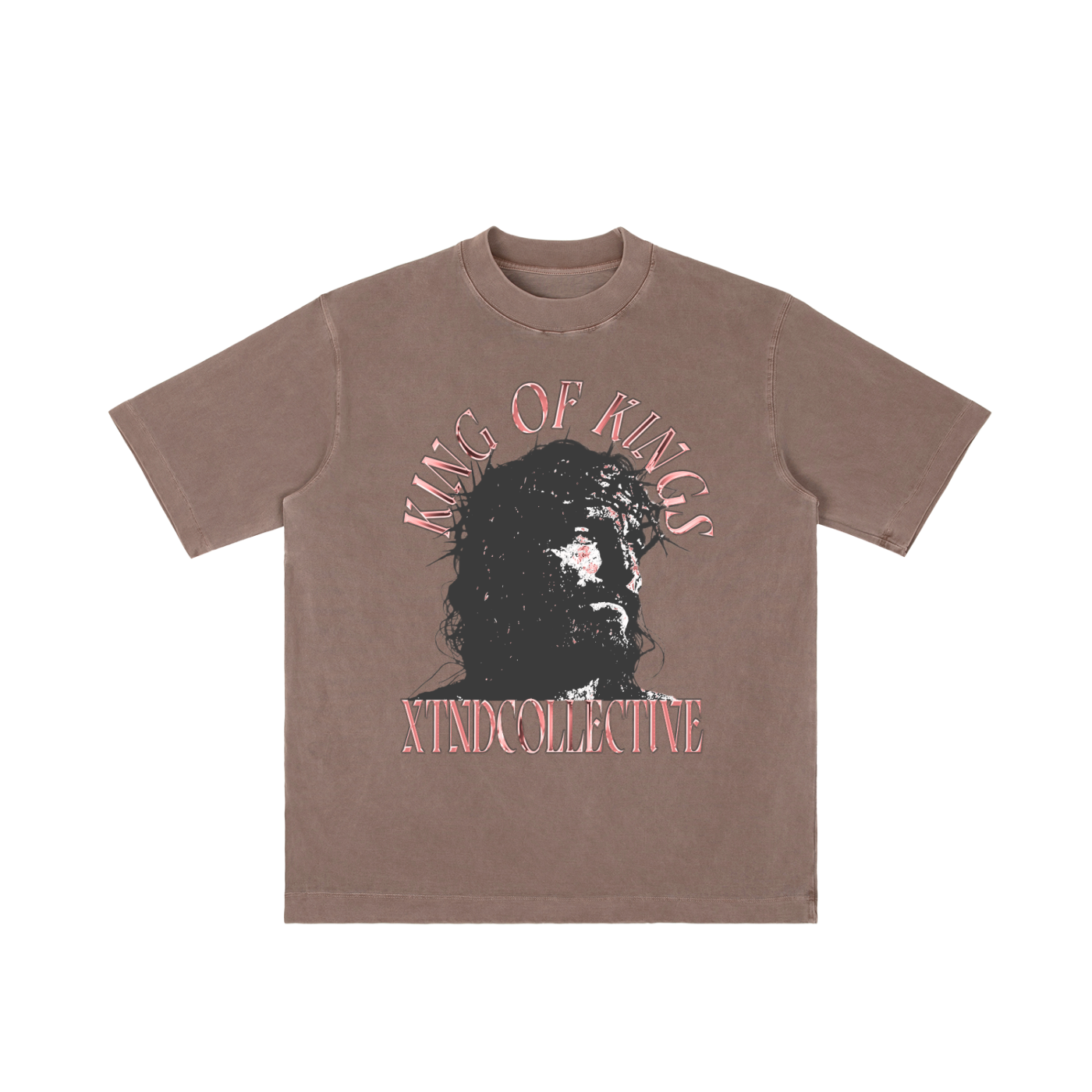 XTND // King of Kings // Vintage Wash Drop Shoulder T-shirt