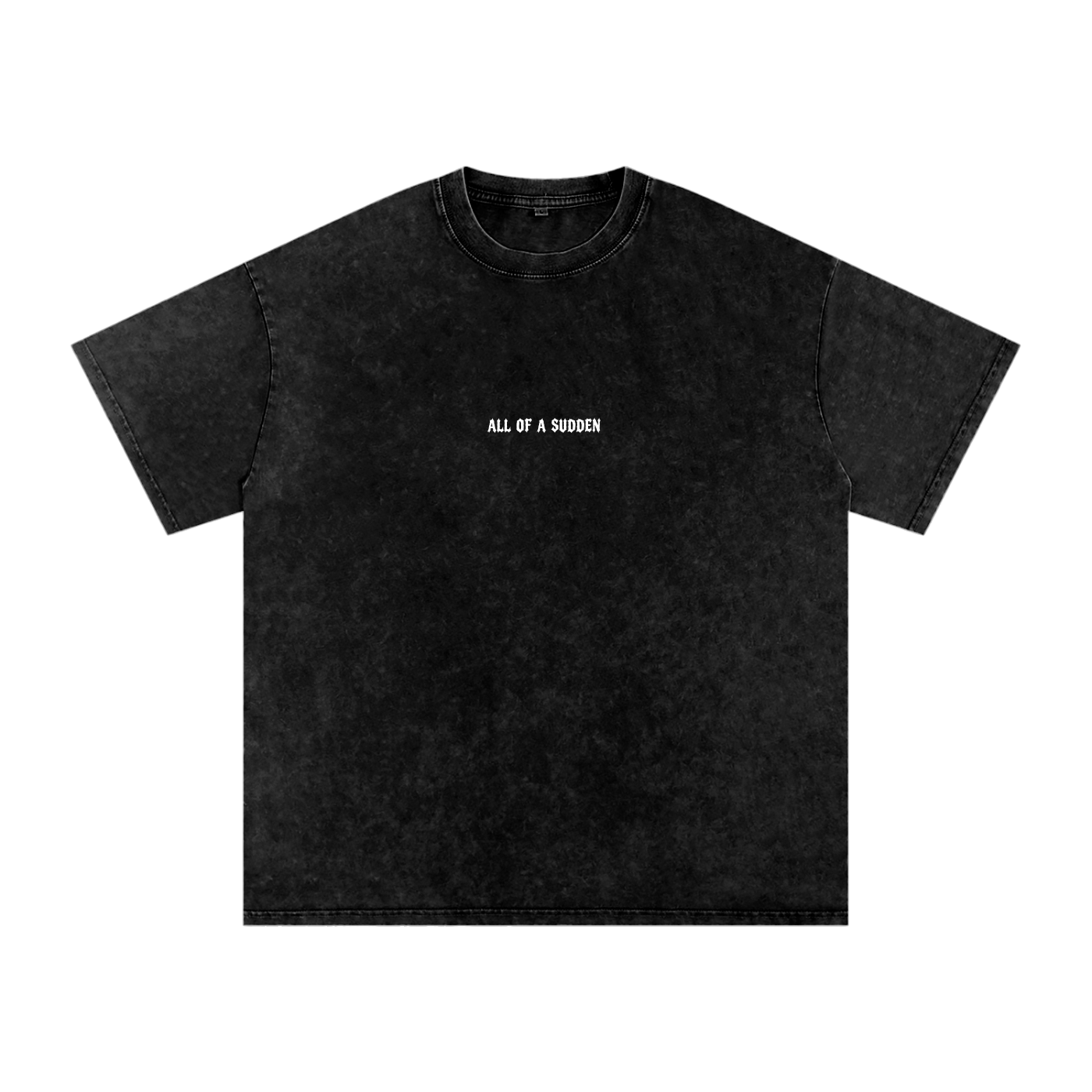 All of a Sudden // It Is Finished // Snow Washed Oversized Cotton T-Shirt
