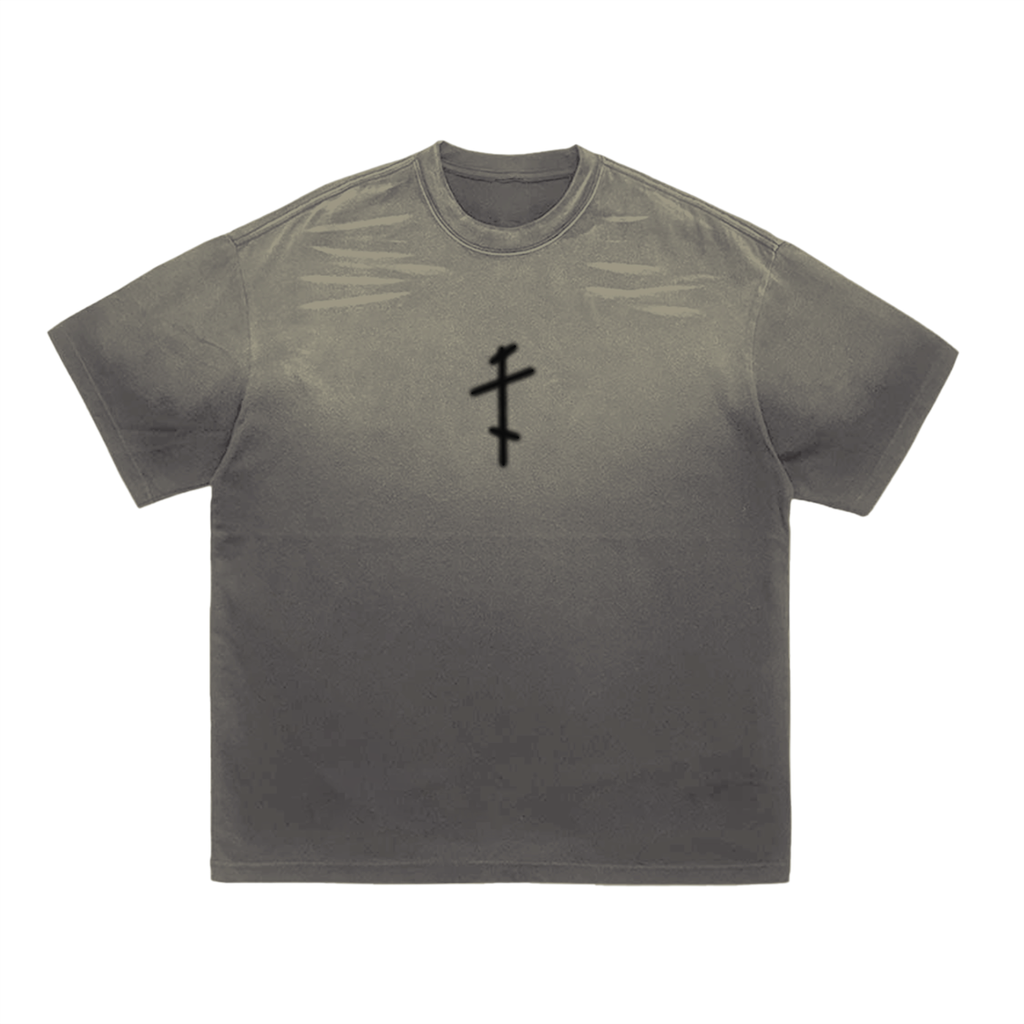 Pride = Death // The Fall // Tiger Stripe Gradient Washed T-Shirt